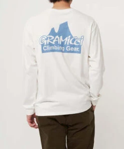 GramicciClimbing Gear L/S Tee - Pistachio -Gramicci Style Deals Store Climbing Gear L S Tee Pistachio 20230916004501 1