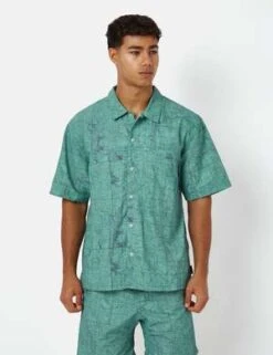 GramicciCamp Yosemite Print Shirt - Green