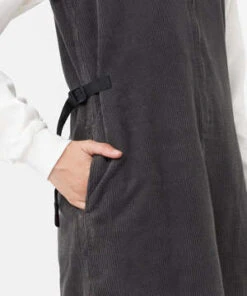 GramicciWAFFLE CORD MID-LENGTH DRESS - FOGGY PINE DYE -Gramicci Style Deals Store Gramicci WAFFLE CORD MID LENGTH DRESS FOGGY PINE DYE 20230929065254 1