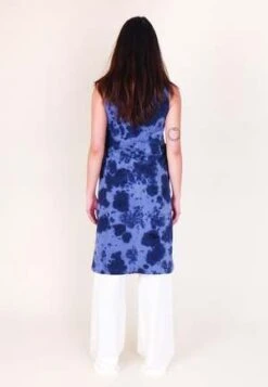 GramicciWaffle Cord Mid-Length Dress - Navy Bleach Dye -Gramicci Style Deals Store Gramicci Waffle Cord Mid Length Dress Navy Bleach Dye 20230919134417 2