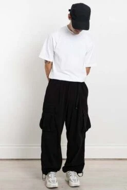 Gramicciby F/Ce. Technical Cargo Wide Pant - Black -Gramicci Style Deals Store Gramicci by F Ce Technical Cargo Wide Pant Black 20230925063814 1