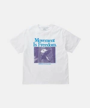 GramicciMovement Tee - White 1 GramicciMovement Tee - White