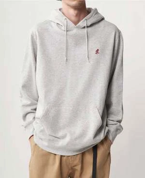 GramicciOne Point Hooded Sweatshirt - Ash Heather 2 GramicciOne Point Hooded Sweatshirt - Ash Heather - Image 2