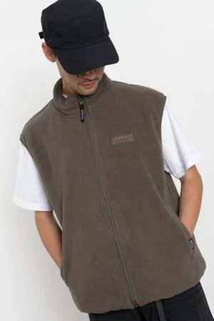 GramicciReversible Fleece Vest - Taupe 1 GramicciReversible Fleece Vest - Taupe