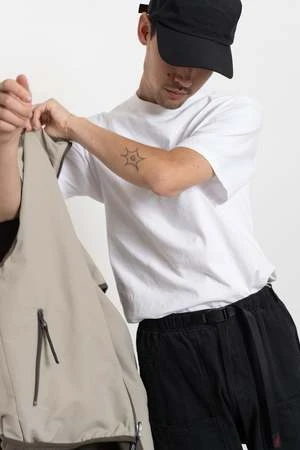 GramicciReversible Fleece Vest - Taupe 6 GramicciReversible Fleece Vest - Taupe - Image 6