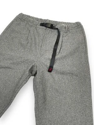 GramicciWOOL PLEATED TROUSER - Light Grey 4 GramicciWOOL PLEATED TROUSER - Light Grey - Image 4